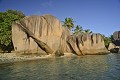 La Digue. Anse Source d'Argent. Iles Seychelles. Océan Indien. 