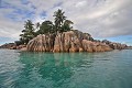 Praslin. Îlot Saint Pierre. Praslin. Iles Seychelles. Océan Indien. 