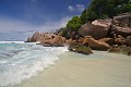 La Digue. La Digue. Petite Anse. Iles Seychelles. Océan Indien. 