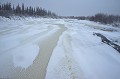 Canada. Rivière gelée. Canada. Rivière gelée. 